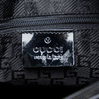 Gucci Canvas and Patent Leather Trimmed Handbag (SHG-E8ID83)