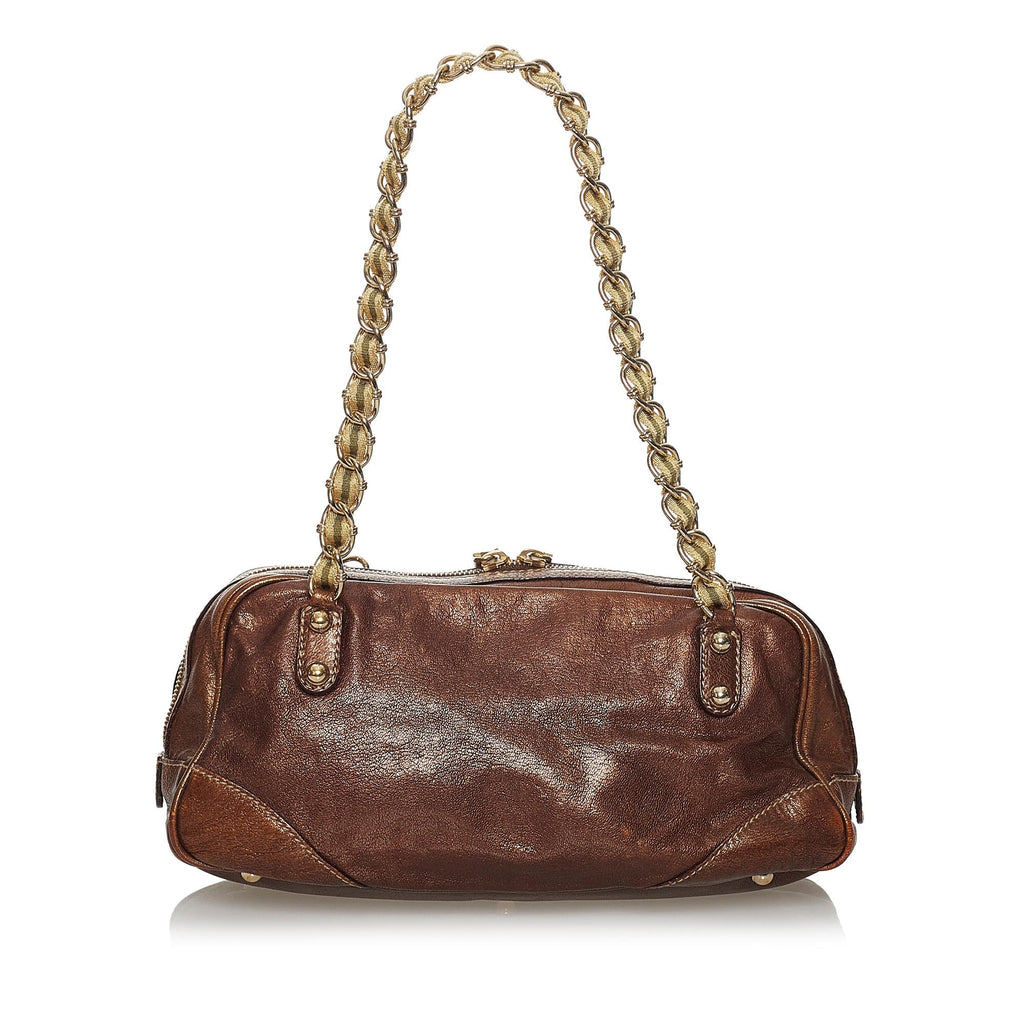 Gucci Capri Leather Shoulder Bag (SHG-31254)