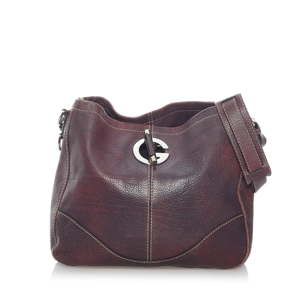 Gucci Charlotte Leather Shoulder Bag (SHG-31136)