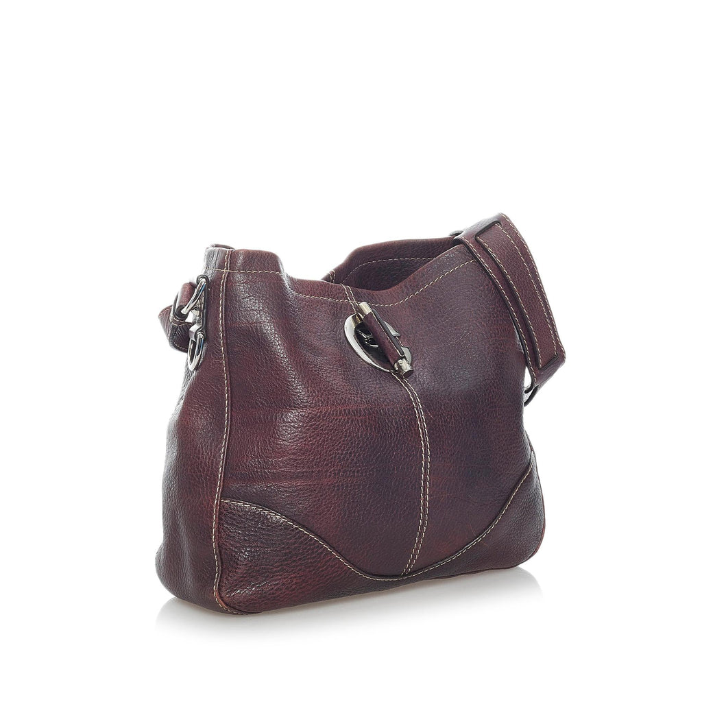 Gucci Charlotte Leather Shoulder Bag (SHG-31136)
