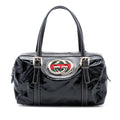 Gucci Coated Canvas Dialux Britt Boston Bag
