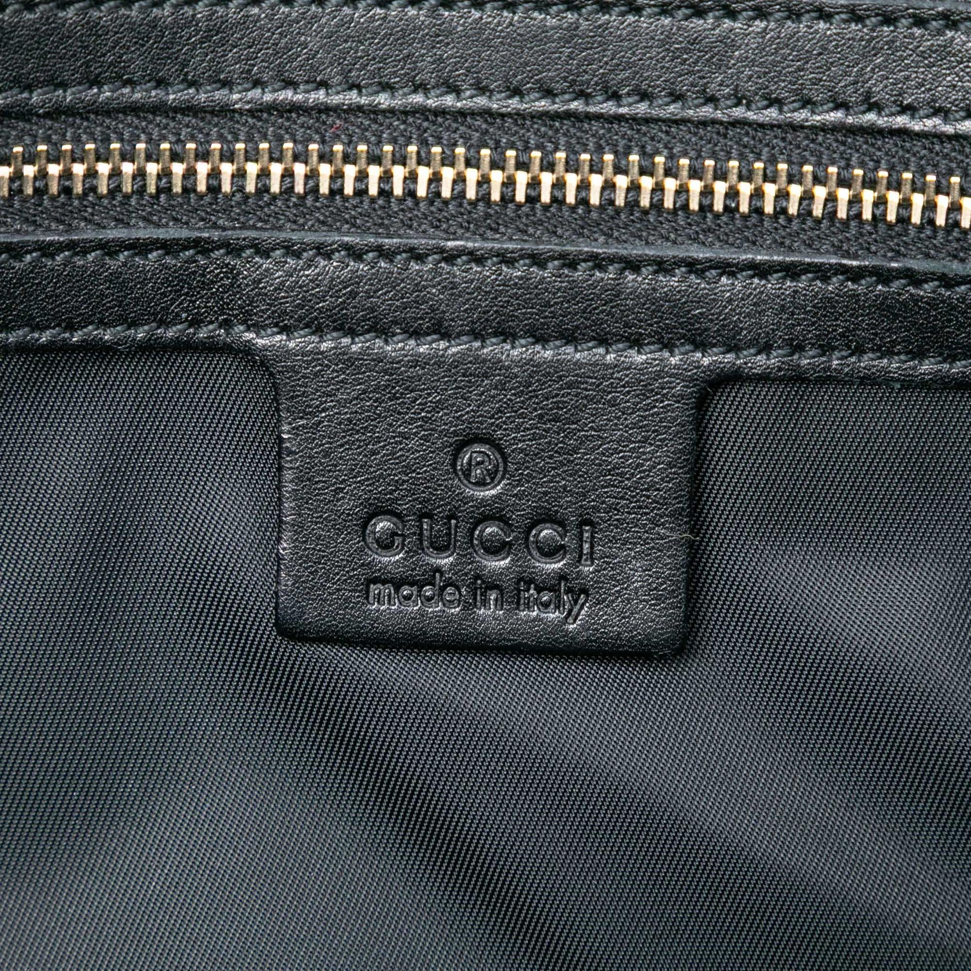 Gucci Coated Canvas Dialux Britt Boston Bag