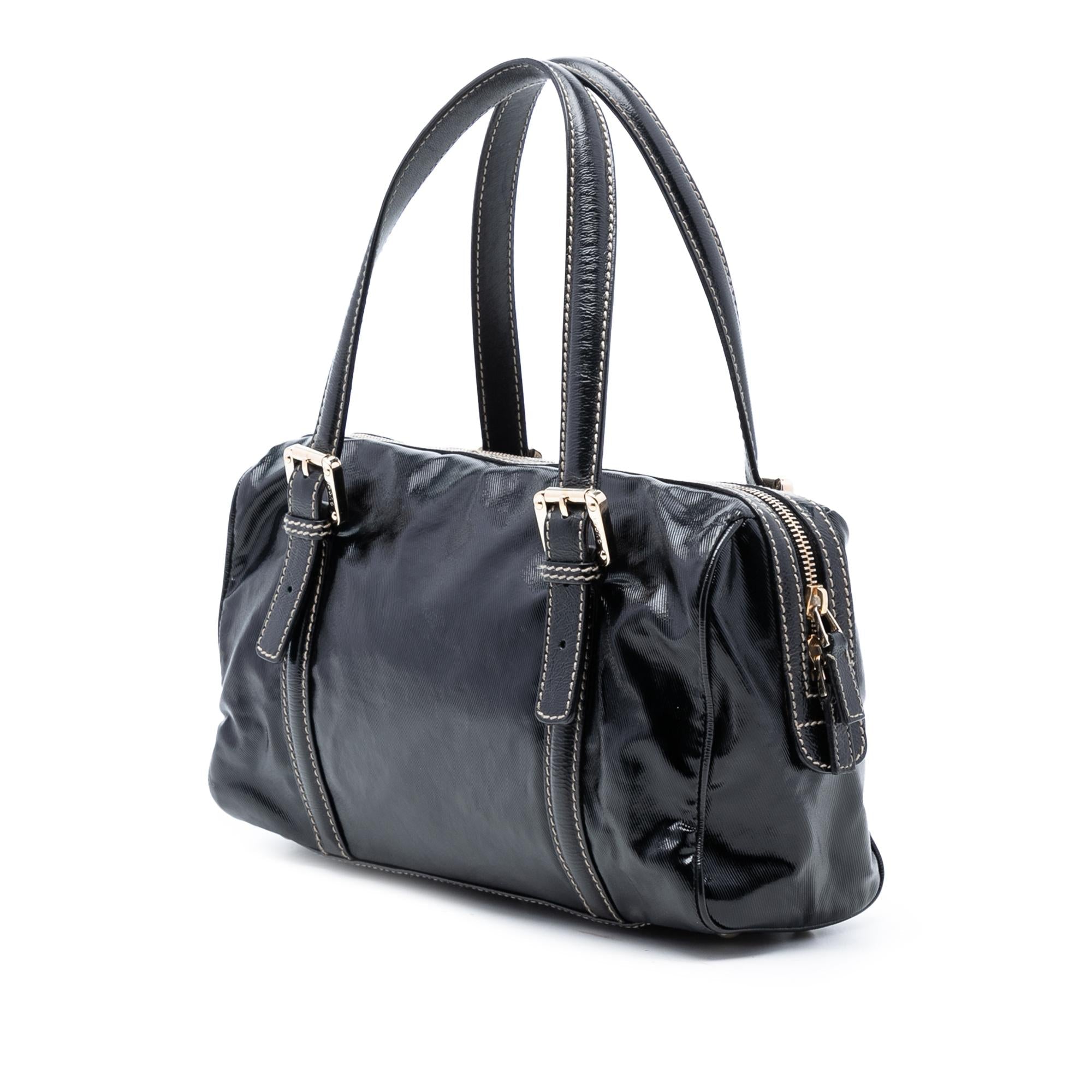 Gucci Coated Canvas Dialux Britt Boston Bag