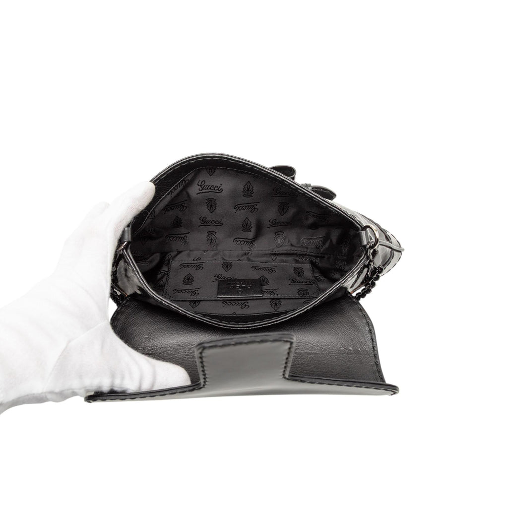 Gucci Coated Canvas Dialux Queen Shoulder Bag