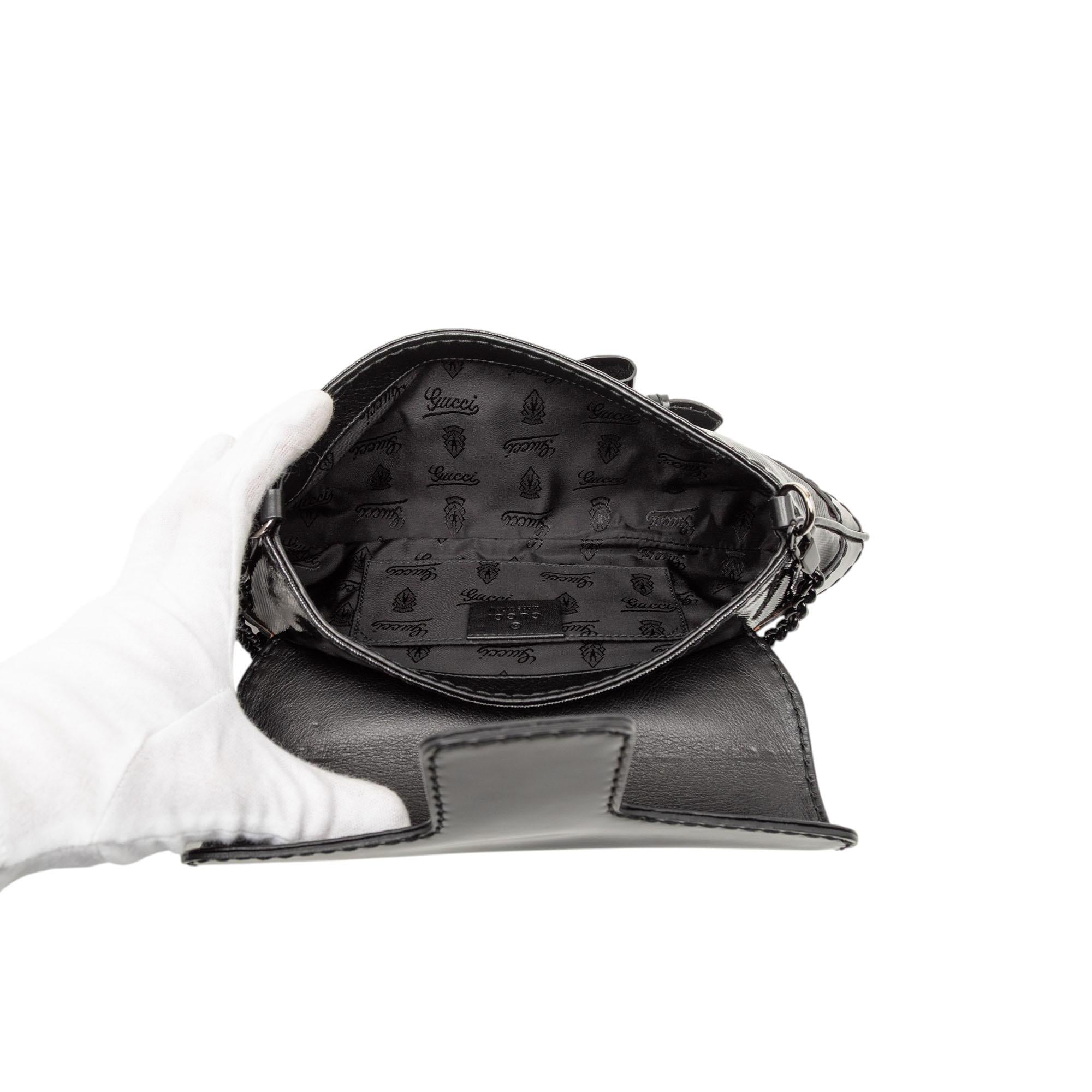 Gucci Coated Canvas Dialux Queen Shoulder Bag