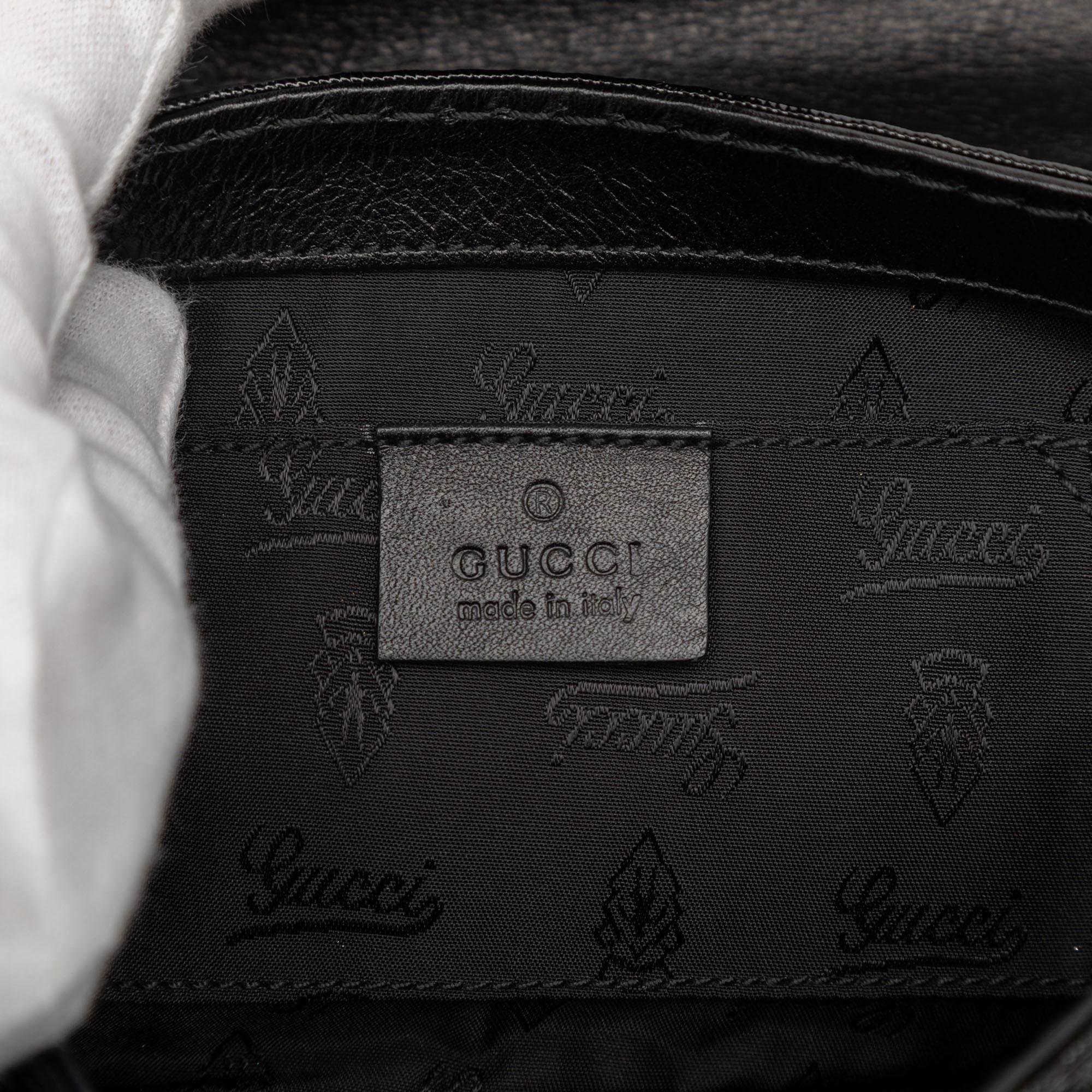 Gucci Coated Canvas Dialux Queen Shoulder Bag