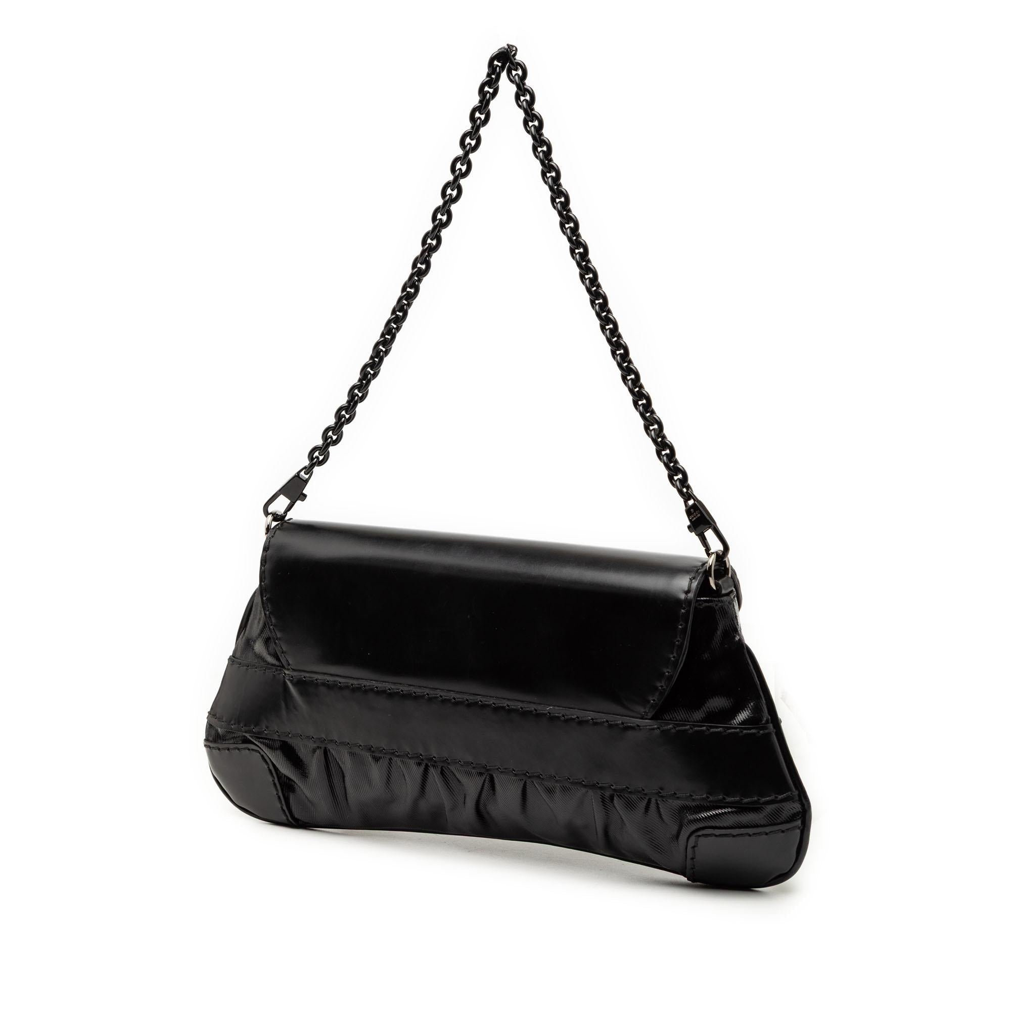 Gucci Coated Canvas Dialux Queen Shoulder Bag