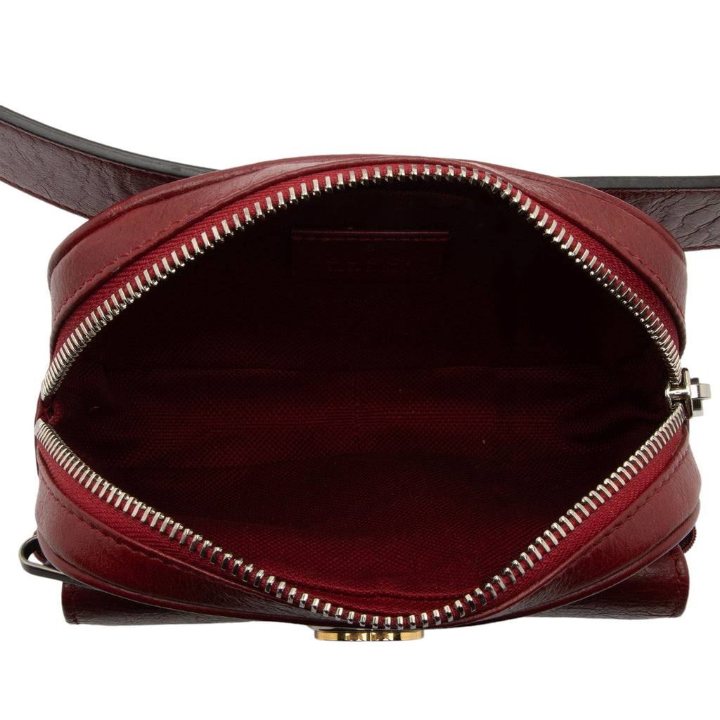 Gucci Cracked Calfskin Morpheus Belt Bag - 32 / 80