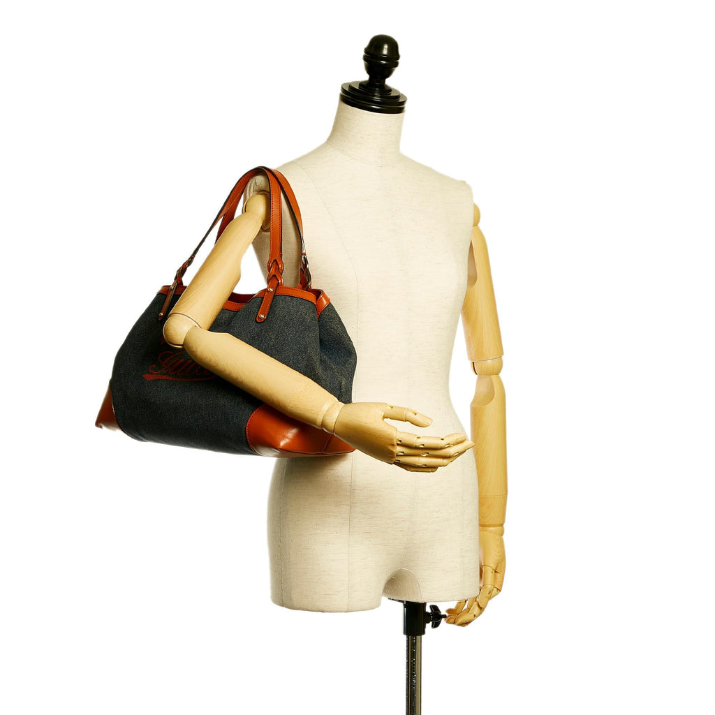 Gucci Craft Denim Tote Bag (SHG-29336)
