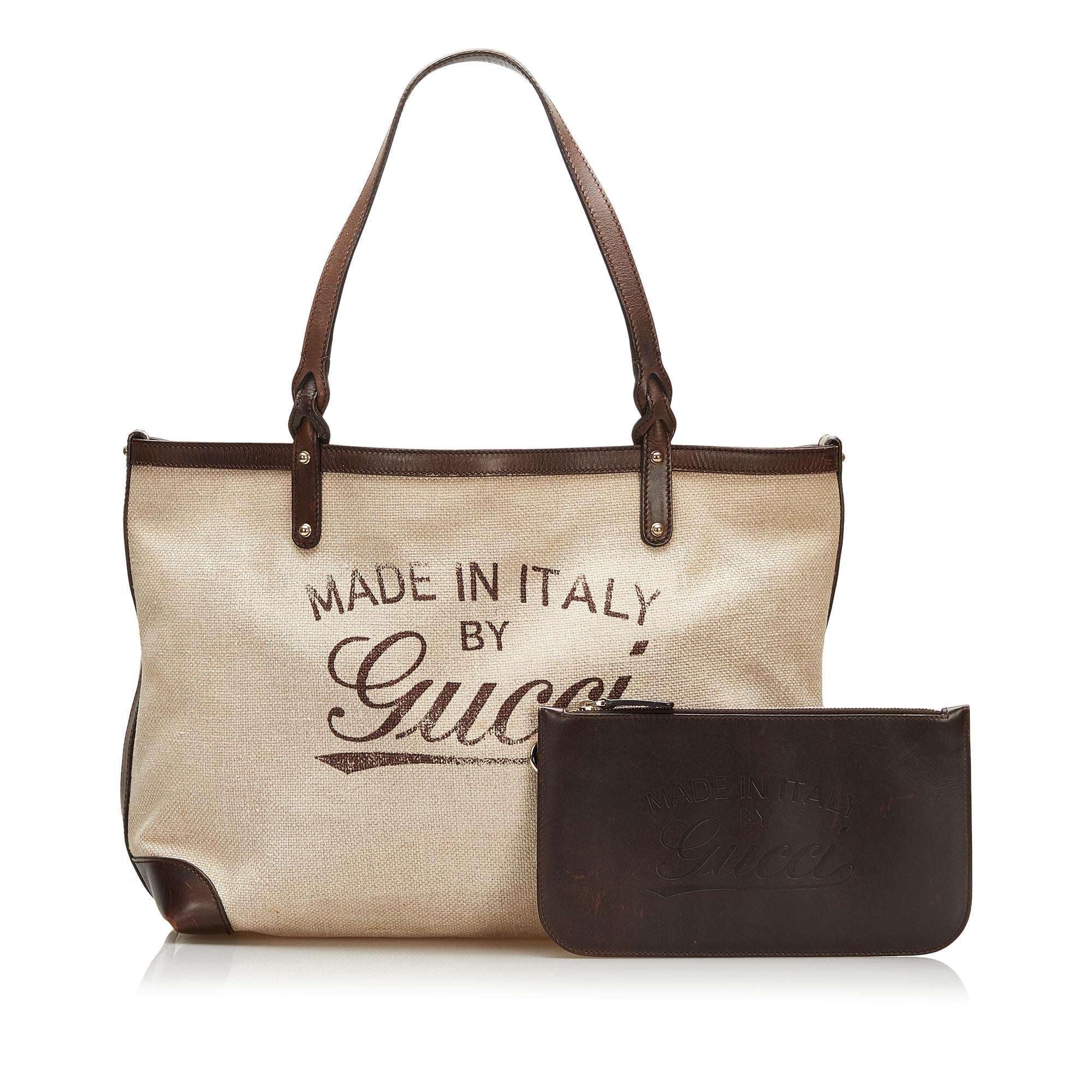Gucci Craft Logo Tote Bag (SHG-35726)