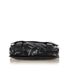 Gucci Crest Coated Canvas Crossbody Bag (SHG-31753)