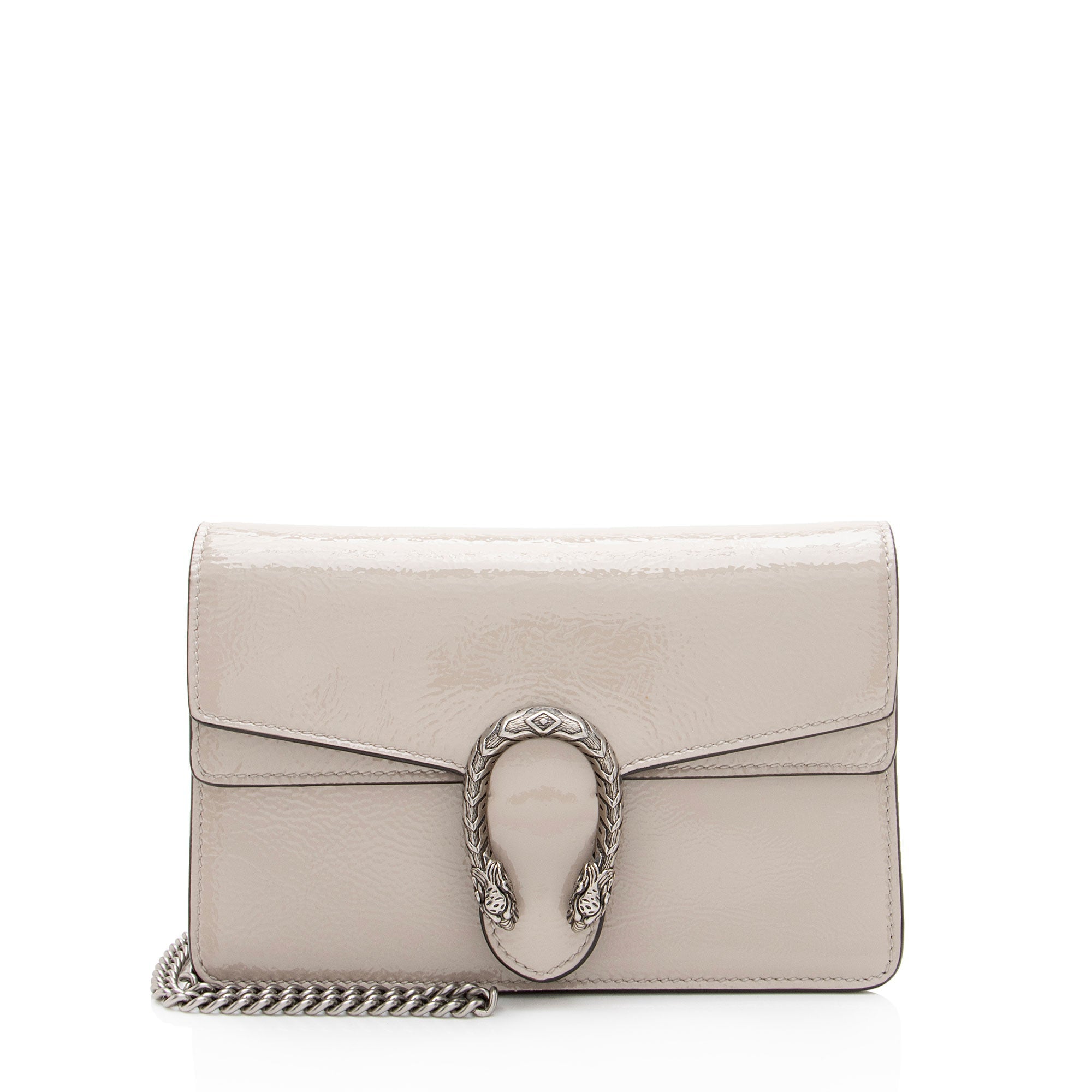 Gucci Crinkled Patent Leather Dionysus Mini Shoulder Bag