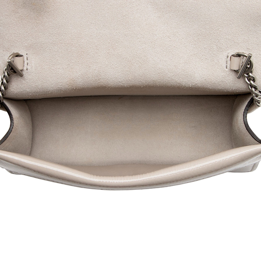 Gucci Crinkled Patent Leather Dionysus Mini Shoulder Bag