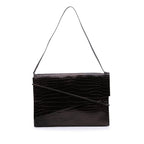 Gucci Croc Embossed Leather Broadway Envelope Shoulder Bag