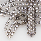 Gucci Crystal Butterfly Interlocking GG Hair Clip (SHF-fdAS47)
