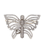 Gucci Crystal Butterfly Interlocking GG Hair Clip (SHF-fdAS47)