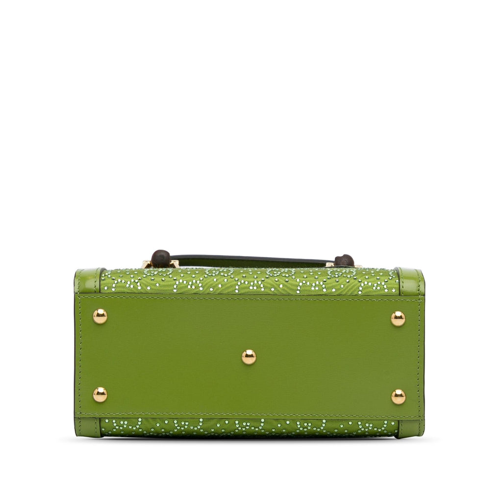 Gucci Crystal Embellished GG Canvas Mini Diana (SHG-wT7IXI)