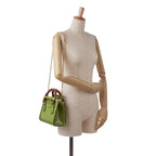 Gucci Crystal Embellished GG Canvas Mini Diana (SHG-wT7IXI)