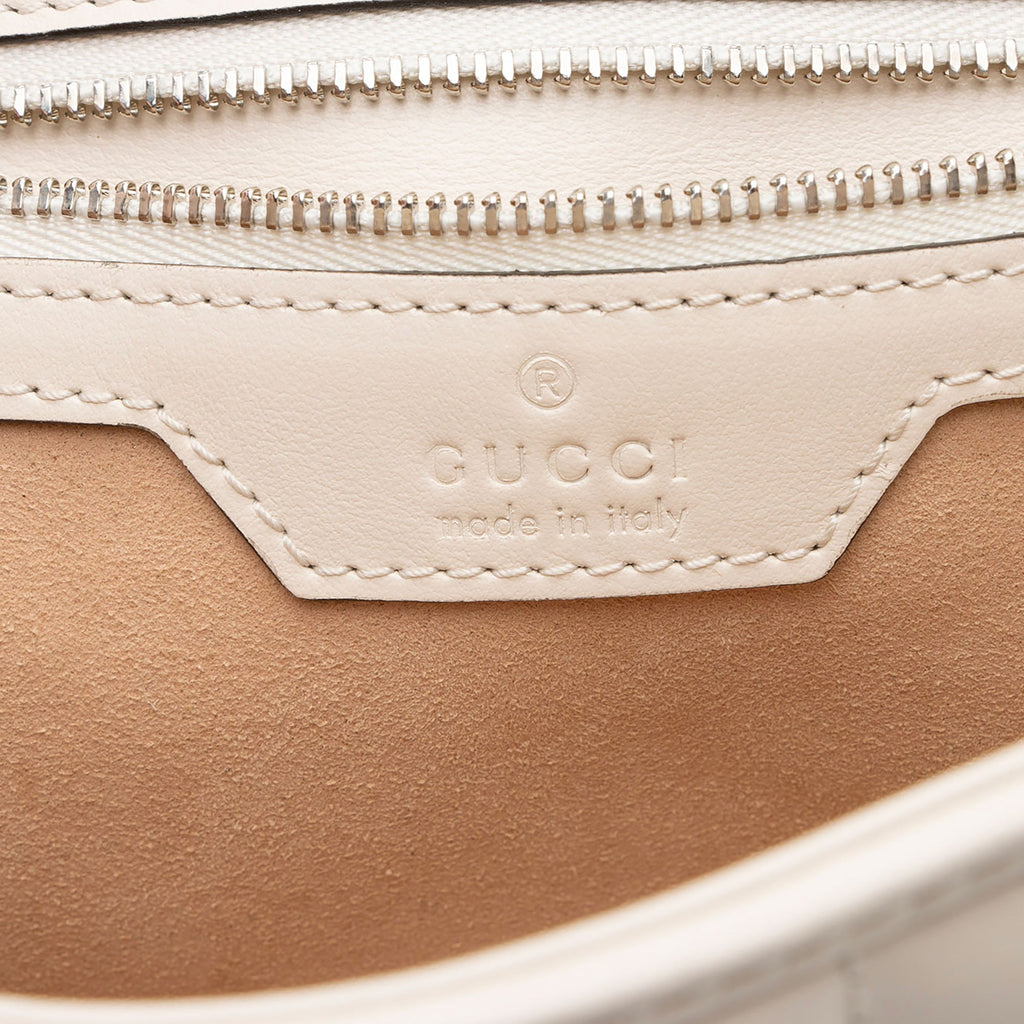 Gucci Crystal Embellished Matelasse GG Marmont Small Flap Bag (SHF-3tbySh)