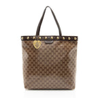 Gucci Crystal GG Babouska N/S Tote (SHF-zl7w4j)