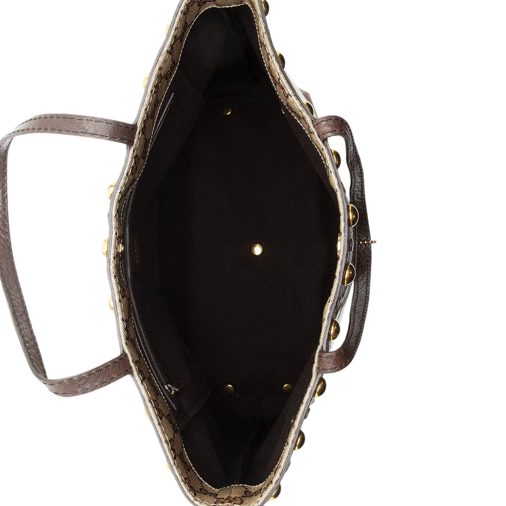 Gucci Crystal GG Babouska N/S Tote (SHF-zl7w4j)