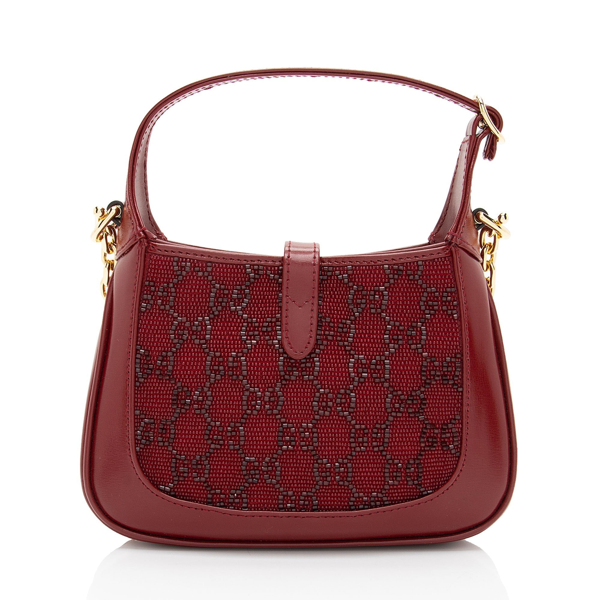 Gucci Crystal GG Jackie 1961 Mini Hobo (SHF-qrannc)