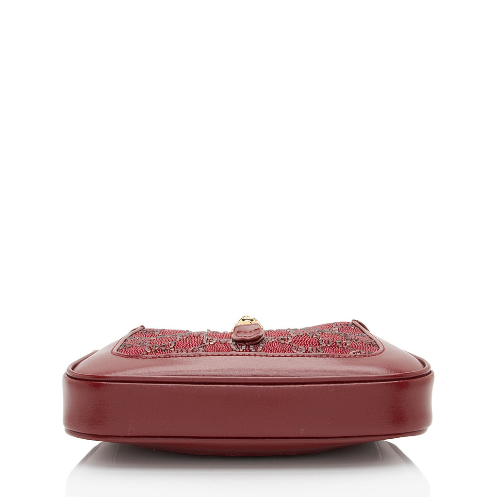 Gucci Crystal GG Jackie 1961 Mini Hobo (SHF-qrannc)
