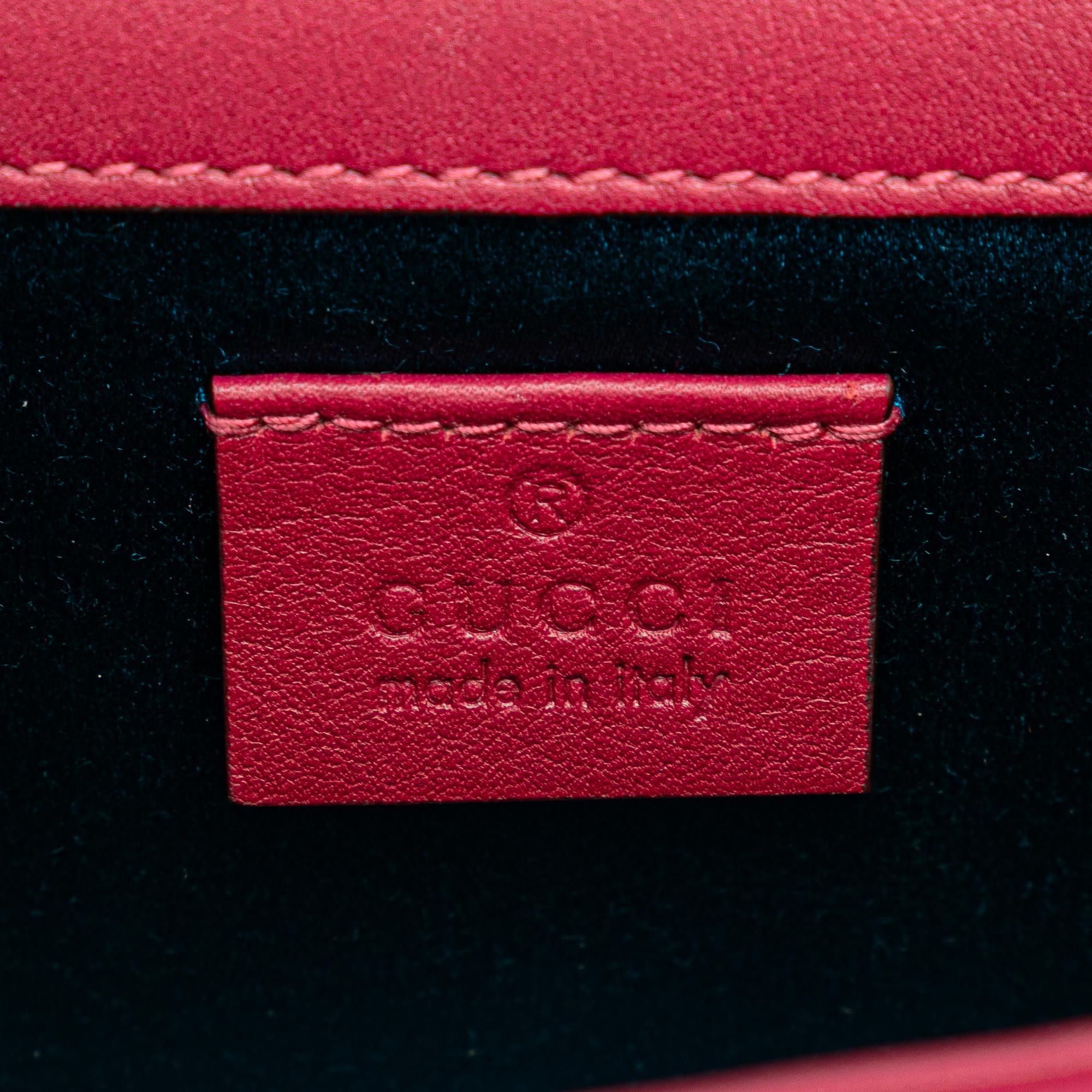 Gucci Crystal GG Velvet Broadway Crossbody