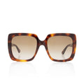 Gucci Crystal Logo Oversized Rectangular Sunglasses (SHF-Y9qe2J)