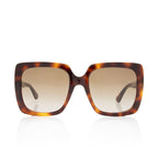 Gucci Crystal Logo Oversized Rectangular Sunglasses (SHF-Y9qe2J)