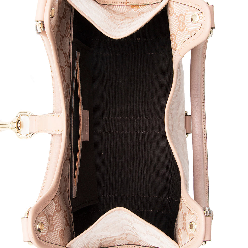 Gucci Crystal GG Canvas Small Joy Shoulder Bag - FINAL SALE (SHF-18167)