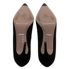 Gucci Crystal Satin Pointed Toe Pumps - Size 6.5 / 36.5 (SHF-V5rXOE)