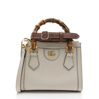Gucci Cuir Leather Bamboo Diana Mini Tote (SHF-OiQwyN)