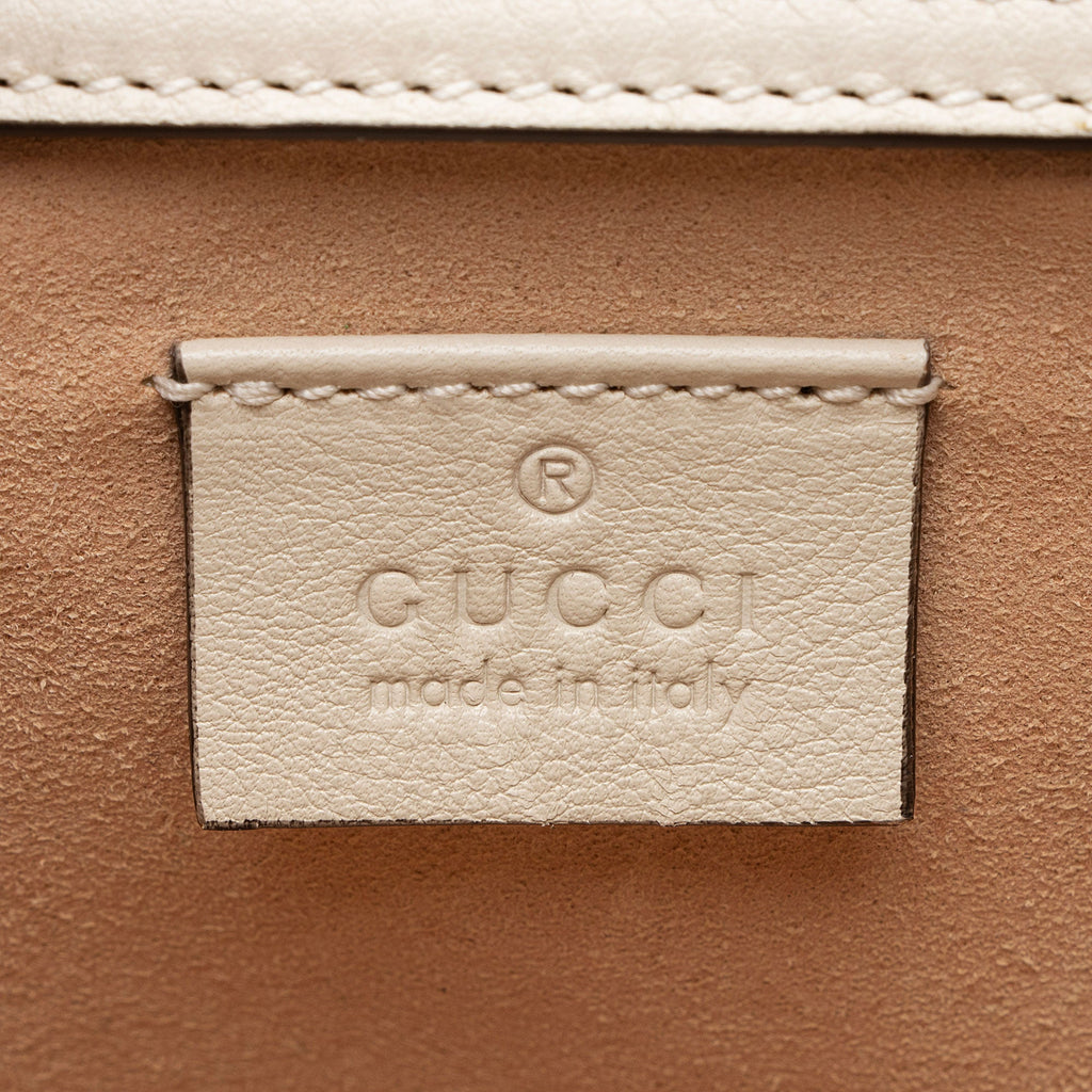 Gucci Cuir Leather Bamboo Diana Mini Tote (SHF-OiQwyN)