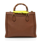 Gucci Cuir Leather Diana Medium Tote