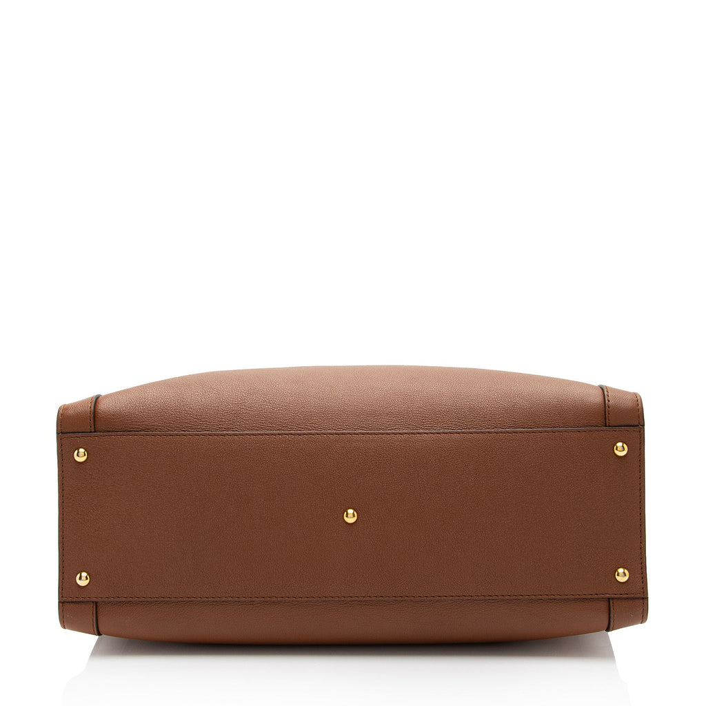Gucci Cuir Leather Diana Medium Tote