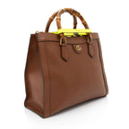 Gucci Cuir Leather Diana Medium Tote