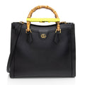 Gucci Cuir Leather Diana Medium Tote (SHF-1Bld5g)