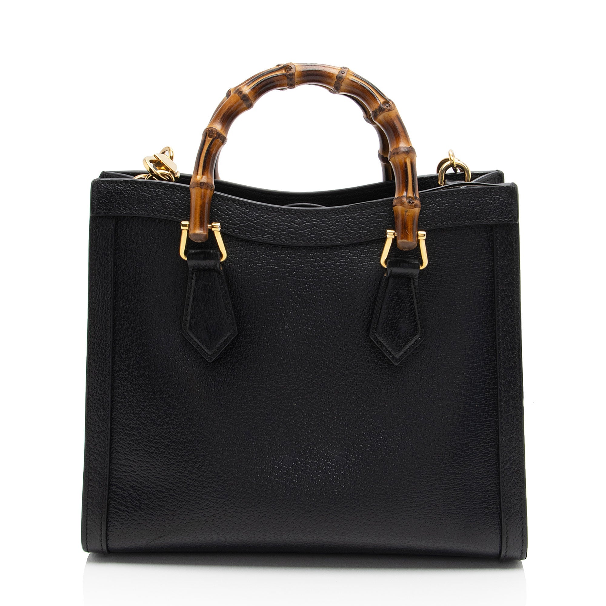 Gucci Cuir Leather Diana Small Tote