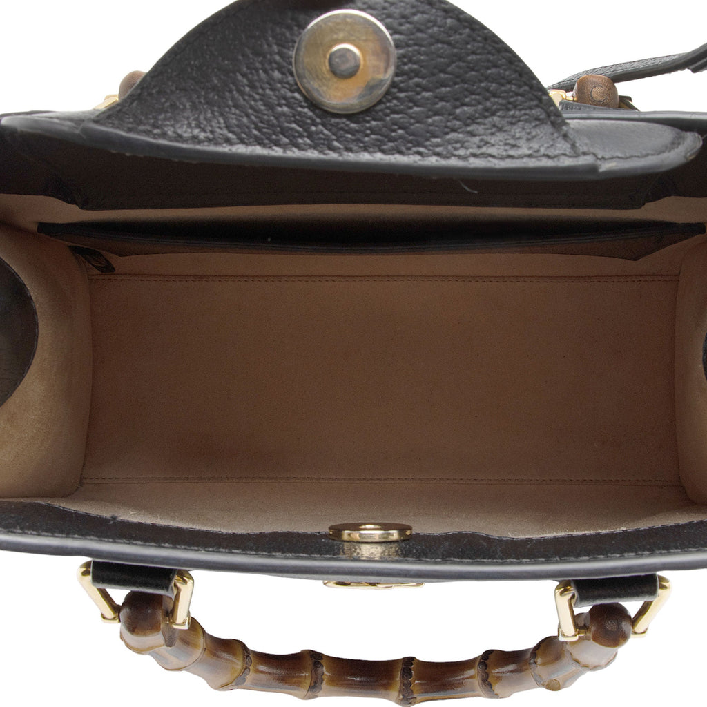 Gucci Cuir Leather Diana Small Tote