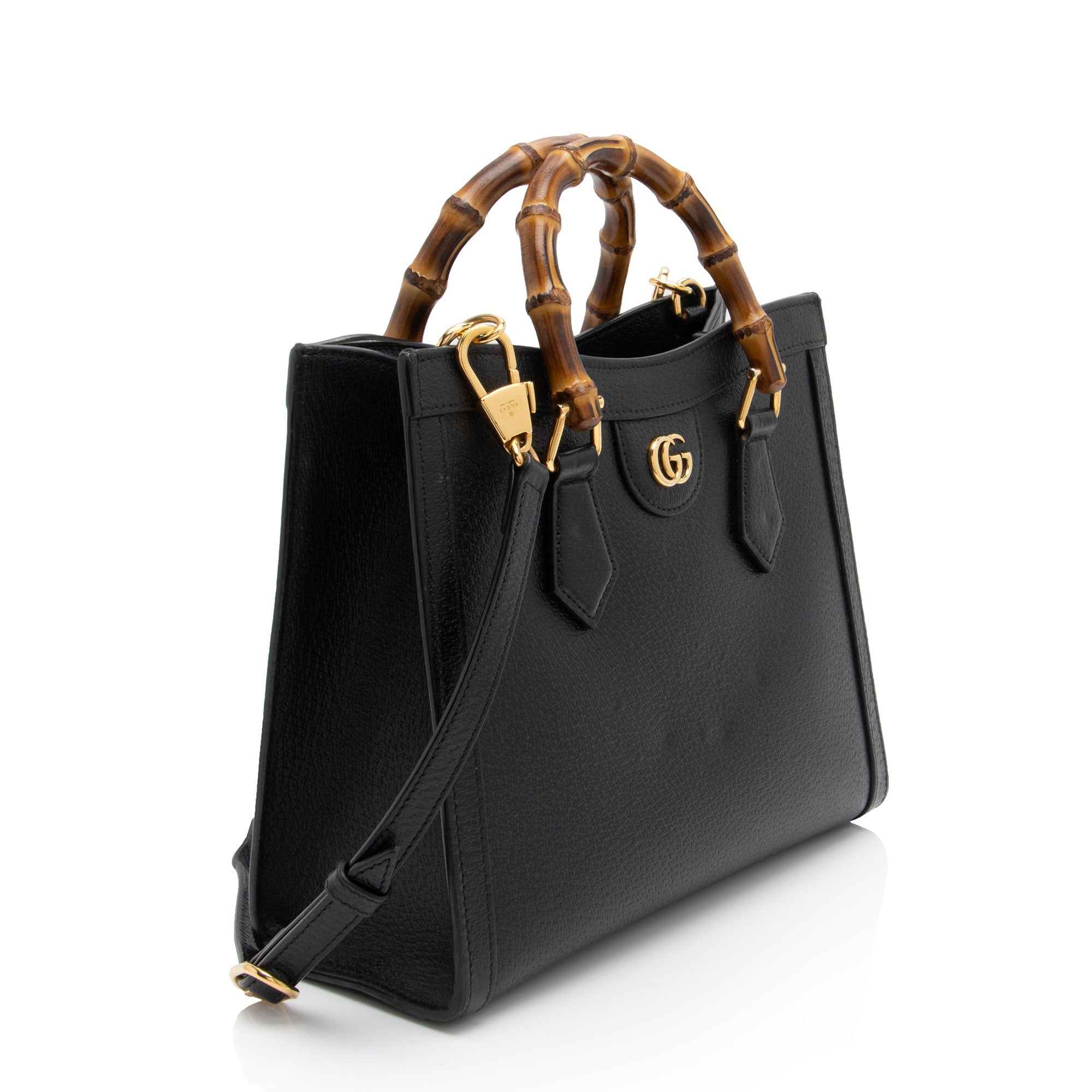 Gucci Cuir Leather Diana Small Tote