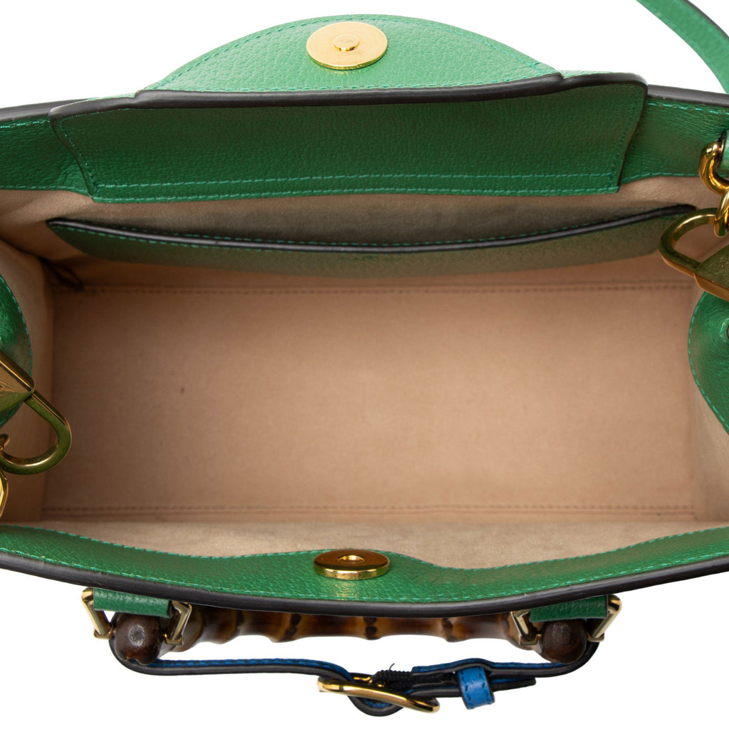 Gucci Cuir Leather Diana Small Tote