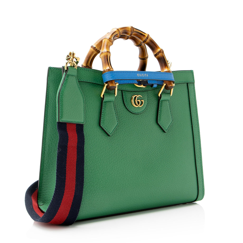 Gucci Cuir Leather Diana Small Tote