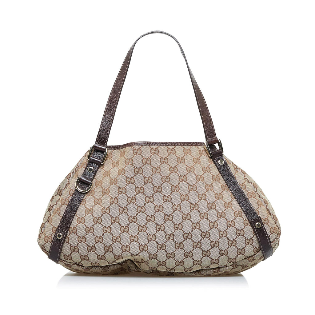 Gucci D-Ring Gg Canvas Pelham Shoulder Bag (SHG-TlunTA)