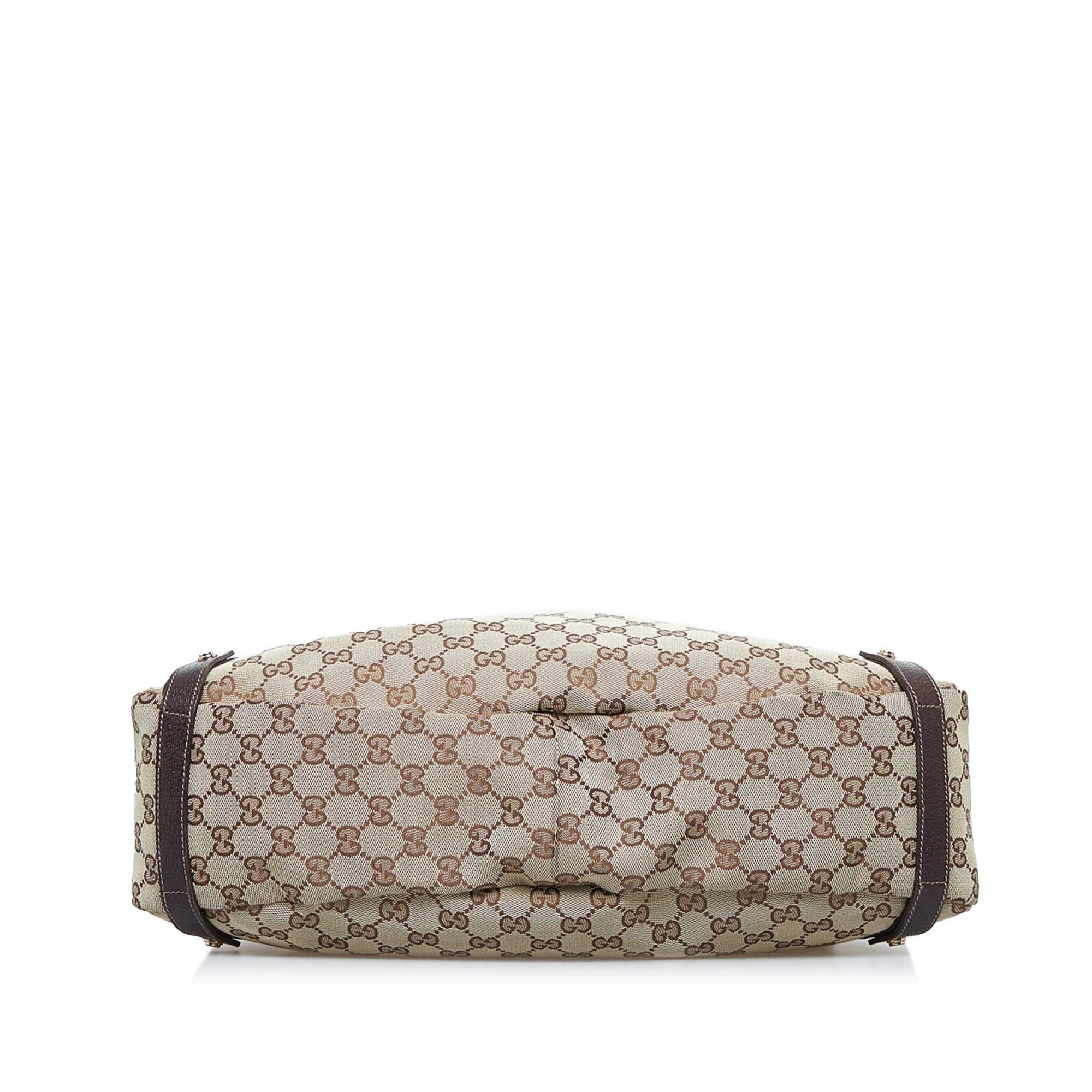 Gucci D-Ring Gg Canvas Pelham Shoulder Bag (SHG-TlunTA)