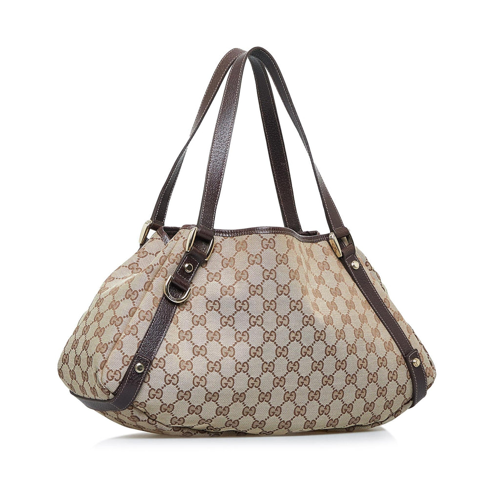 Gucci D-Ring Gg Canvas Pelham Shoulder Bag (SHG-TlunTA)