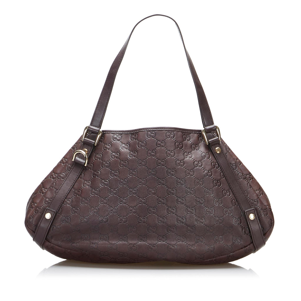 Gucci D-Ring Guccissima Pelham Shoulder Bag (SHG-Ff7VBK)