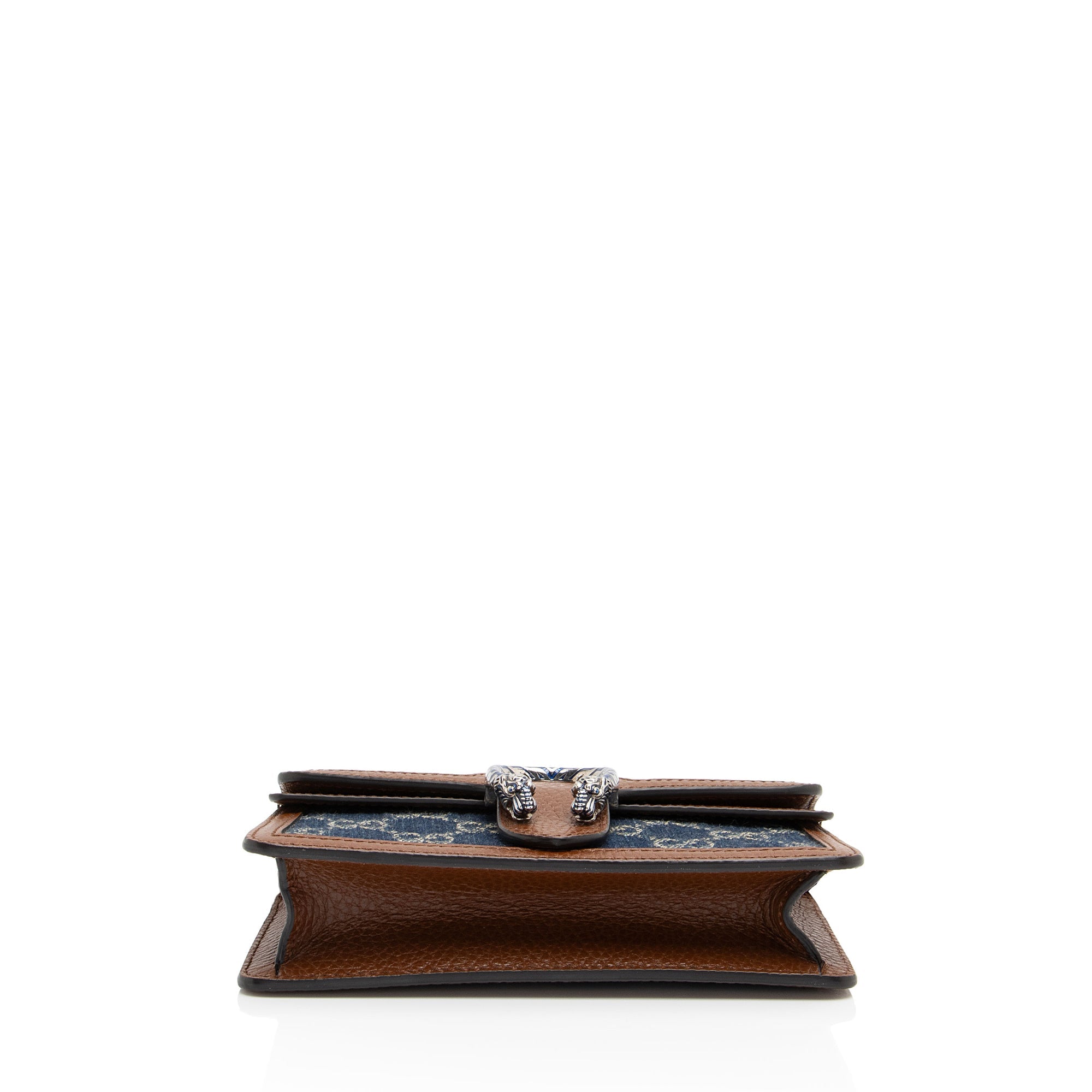 Gucci Denim Dionysus Super Mini Shoulder Bag (SHF-LUnuyX)