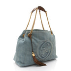 Gucci Denim Soho Medium Shoulder Bag (SHF-gKU581)