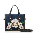 Gucci Denim Tiger Pearl Tote (SHG-35954)